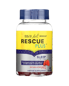 Rescue Plus Sleep 2.5 mg Natural Strawberry Gummy 60ct