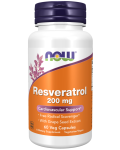 NOW Resveretrol 350mg 60Vcaps