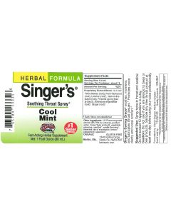 Herbs Etc. Singer's Cool Mint 1oz			