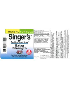 Herbs Etc. Singer's Saving Grace Extra Strength 1 oz 				