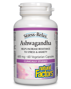Natural Factors Ashwagangdha 600mg 60 Vcap