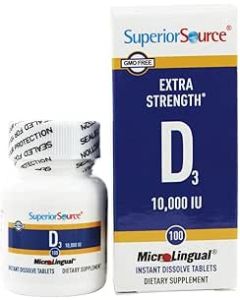 Superior Source Vitamin D3 10000IU 100t