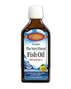 JR Carlson's Fish Oil Omega-3 Lem Liq 200ml