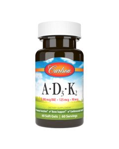 JR Carlson's Vit A,D3, K2 60sg	