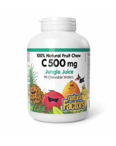 Natural Factors C 500mg Jungle Fruit Chew 90t