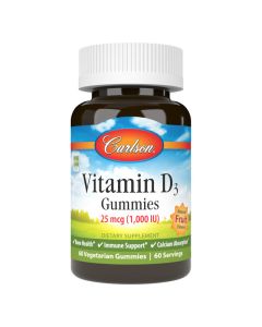 JR Carlson's Vitamin D Gummies 60ct