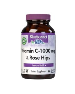 BlueBonnet Vitamin C -W- Rosehips 1000mg 90vc		