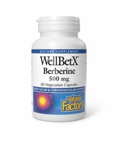 Natural Factors WellBetX Berberine 500mg 60vc